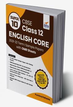 Super 10 CBSE Class 12 English Core 2021-22 Term I Sample Papers with OMR Sheets