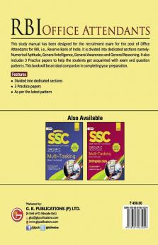 RBI 2021 : Office Attendants - Guide
