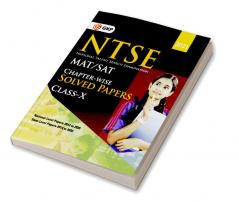 NTSE 2020-21 Class 10th (MAT & SAT) - Chapter wise Solved Papers (National Level 2012 to 2020 & State Level 2014 to 2020)