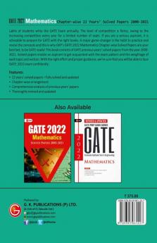 GATE 2022 - Mathematics - 22 Years Chapter-wise Solved Papers 2000-2021