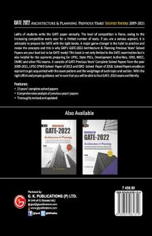 GATE 2022 : Architecture & Planning - Previous Years' Solved Papers 2009-2021