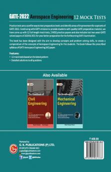 GATE 2022 - Aerospace Engineering - 12 Mock Tests by GKP