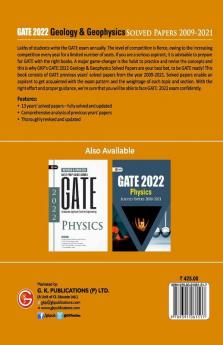 GATE 2022 - Geology and Geophysics - Solved Papers (2009-2021)