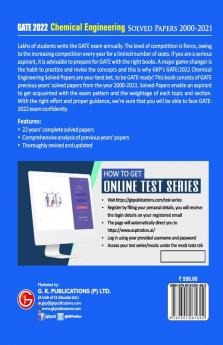GATE 2022 : Chemical Engineering - Solved Papers (2000-2021) by GKP.