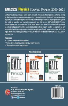 GATE 2022 : Physics - Solved Papers (2000-2021) by GKP.