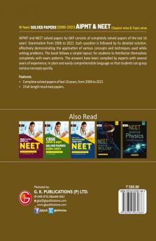 AIPMT NEET 2022 Chapter-wise and Topic-wise 16 Years Solved Papers (2006-2021) by GKP
