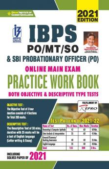IBPS PO and SBI PO Main Exam Practice Work Book Both Objective and Descriptive Type Tests