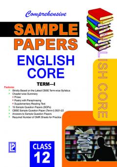 Comprehensive Sample Papers English Core XII (Term-I)