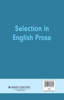Selection in English Prose