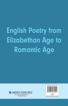 English Poetry from Elizabethan Age to Romantic Age