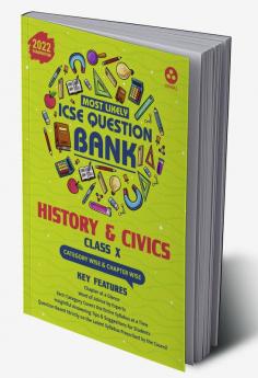 Most Likely Question Bank - History & Civics: ICSE Class 10 for 2022 Examination