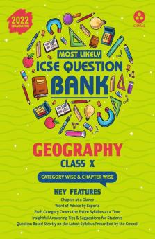 Most Likely Question Bank - Geography: ICSE Class 10 for 2022 Examination