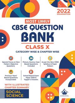 Most Likely Question Bank - Social Science: CBSE Class 10 for 2022 Examination