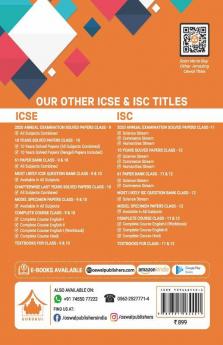10 Years Solved Papers: ICSE Class 10 for 2022 Examination