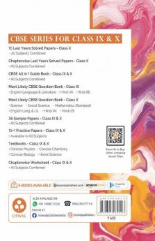 Last Years 10 Solved Papers: CBSE Class 10 for 2022 Examination