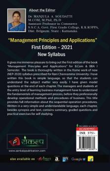 Management Principles and Applications