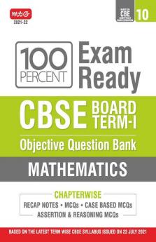 CBSE Term 1 Mathematics Book- 100 Percent Exam Ready CBSE Class 10 Objective Question Bank