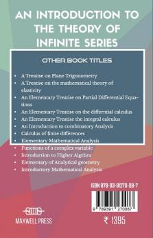 AN INTRODUCTION TO THE THEORY OF INFINITE SERIES