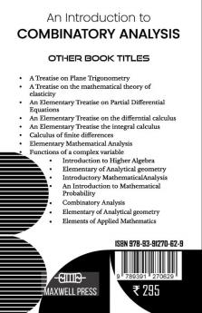 An Introduction to Combinatory Analysis