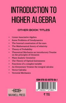 Introduction to Higher Algebra