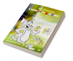 Art Nouveau Colouring Book For Young Minds Cartoon Edition Tom and Jerry