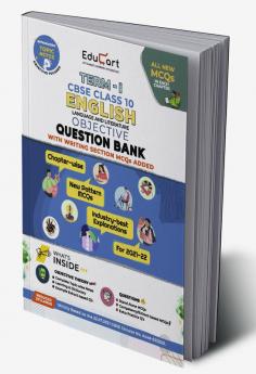 Educart TERM 1 ENGLISH MCQ Class 10 Question Bank Book 2022 (Based on New MCQs Type Introduced in 2nd Sep 2021 CBSE Sample Paper)