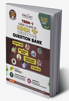 Educart TERM 1 HINDI B MCQ Class 10 Question Bank Book 2022 (Based on New MCQs Type Introduced in 2nd Sep 2021 CBSE Sample Paper)