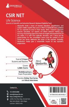 CSIR NET Life Science Exam 2023 (English Edition) - 17 Solved Practice Tests (8 Mock Tests 6 Sectional Tests and 3 Previous Year Papers) with Free Access to Online Tests