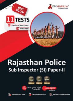 Rajasthan Police Sub Inspector Paper-II Exam 2023 (English Edition) - 10 Mock Tests and 1 Previous Year Paper (1100 Solved Questions) with Free Access To Online Tests