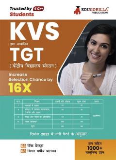 KVS TGT Book 2023 : Trained Graduate Teacher (Hindi Edition) - 8 Mock Tests and 3 Previous Year Papers (1000 Solved Questions) with Free Access to Online Tests