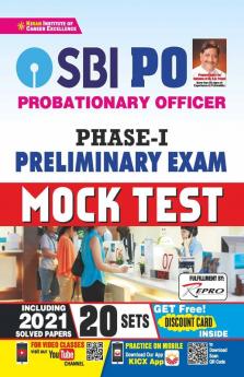 SBI PO Phase 1 Preliminary Exam Mock Test ( 20 SETS)