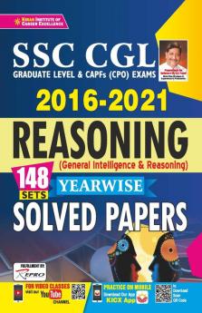 SSC CGL Yearwise Reasoning (General Intelligence & Reasoning) (148 Sets) 2016-2021-Repair-Old Code 2799 & 2983