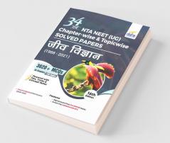 34 Varsh NTA NEET (UG) Chapter-wise & Topic-wise Solved Papers Jeev Vigyan (1988 - 2021) 16th Edition