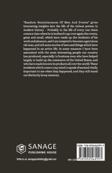 The Classic Autobiography of John D. Rockefeller Random Reminiscences of Men and Events