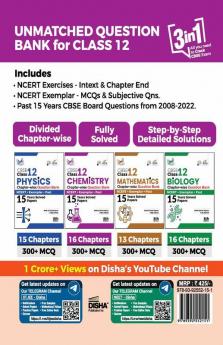 CBSE Class 12 Chemistry Chapter-wise Question Bank - NCERT + Exemplar + PAST 15 Years Solved Papers 8th Edition