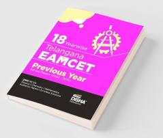 18 Yearwise Telangana EAMCET Previous Year Solved Papers (2022 - 2015) | Physics Chemistry & Mathematics PYQs Question Bank | For 2023 Engineering Exams | 2880 MCQs