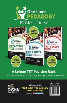 One Liner PEDAGOGY Master Course for CTET & STET's Paper 1 - Child Development EVS Mathematics English & Hindi Languages | Based on Previous Year Questions PYQs | For CTET State TET & Super TET Exams 2023
