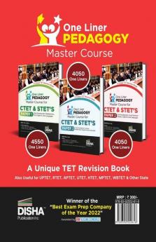 One Liner PEDAGOGY Master Course for CTET & STET's Paper 2 - Child Development Social Science/ Studies English & Hindi Languages | Based on Previous Year Questions PYQs | For CTET State TET & Super TET Exams 2023