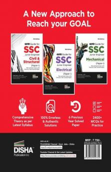 Go To Guide for SSC Junior Engineer Civil & Structural Paper I Recruitment Exam with Previous Year Solved Papers 4th Edition | 100% Detailed Solutions | For 2022 JE Exam