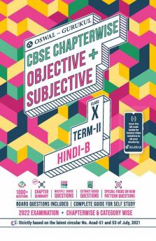Hindi-B Chapterwise Objective + Subjective for CBSE Class 10 Term 2 Exam
