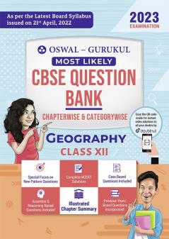 Oswal - Gurukul Geography Most Likely Question Bank : CBSE Class 12 for 2023 Exam