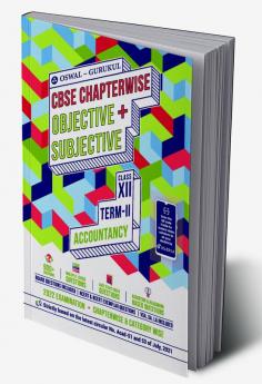 Oswal-Gurukul Accountancy Chapterwise Objective + Subjective for CBSE Class 12 Term 2 Exam