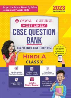 Oswal - Gurukul Hindi-A Most Likely Question Bank : CBSE Class 10 for 2023 Exam