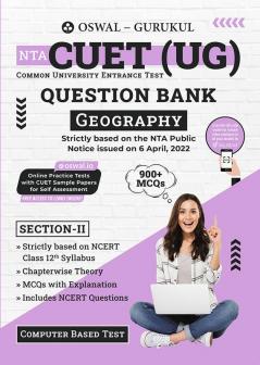 Oswal - Gurukul NTA CUET Geography Question Bank For Exam 2022