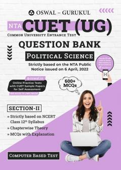 Oswal - Gurukul NTA CUET Political Science Question Bank For Exam 2022