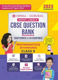 Oswal - Gurukul Mathematics Most Likely Question Bank : CBSE Class 10 for 2023 Exam