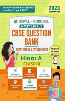 Oswal - Gurukul Hindi A Most Likely Question Bank : CBSE Class 9 for Exam 2023