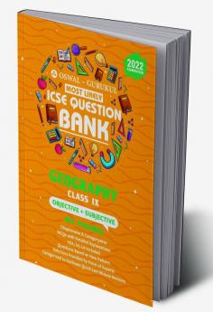 Oswal - Gurukul Geography Most Likely Question Bank : ICSE Class 9 Sem II Exam 2022