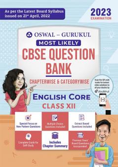 Oswal - Gurukul English Core Most Likely Question Bank : CBSE Class 12 for 2023 Exam