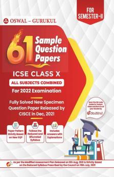 61 Sample Question Papers for ICSE Class 10 Semester II Exam 2022